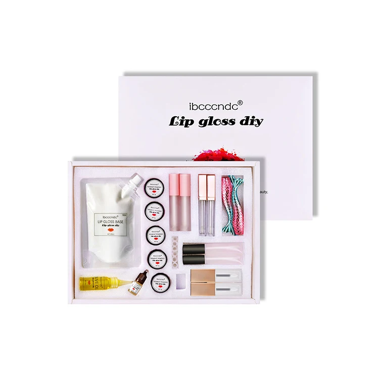 

Wholesale Customized Good Quality Long Lasting Diy Lip Gloss Starter Kit, 5 colors (2 kinds)
