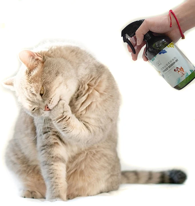 

Pet deodorizer spray roll on pet bottle packaging simple pet odor remover spray