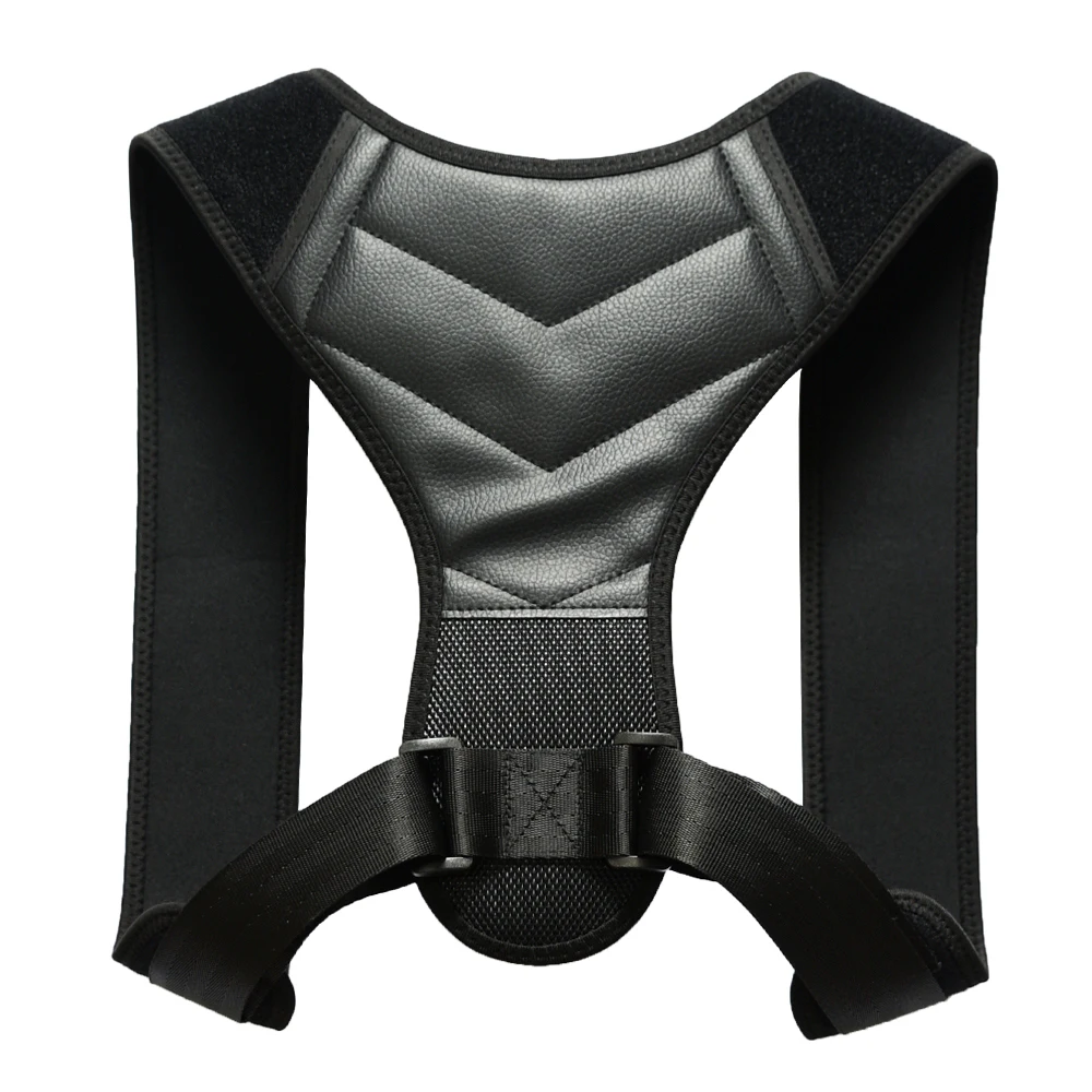 

Gangsheng new design ODM service Adjustable Back Brace Posture Support Shoulder Posture Corrector Belt, Black, grey