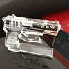 Crystal 3d Model Glass Pistol Glass Gun Model With full Size Base for Souvenir Gift