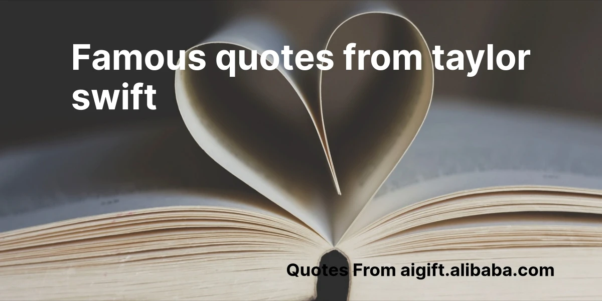 famous quotes from taylor swift