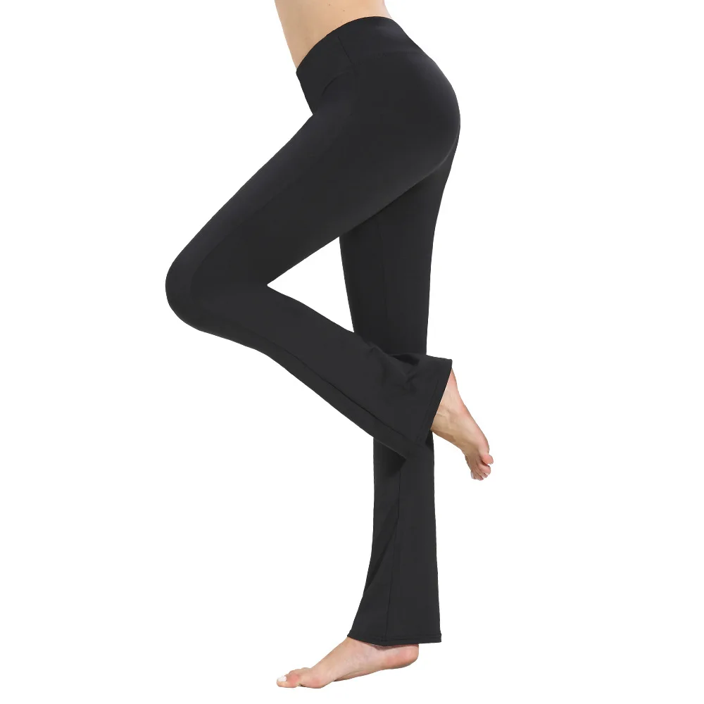 

Women's Bootcut Yoga Pants Basic High Waist Moisture Wicking Long Bootleg, Customized colors
