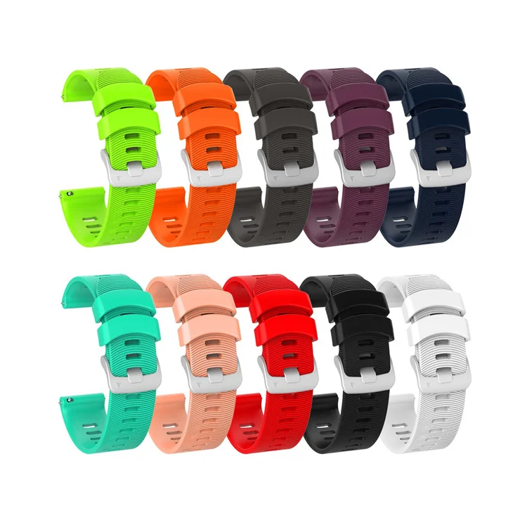 

20mm Silicone Sport Band Replacement Wrist Straps for Garmin Forerunner 645 245 Music