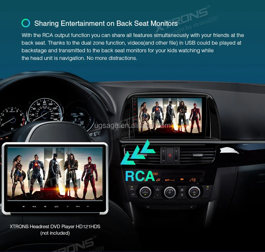 Xtrons 9" Android 1.0 Touch Screen Built In Dsp Car Radio With