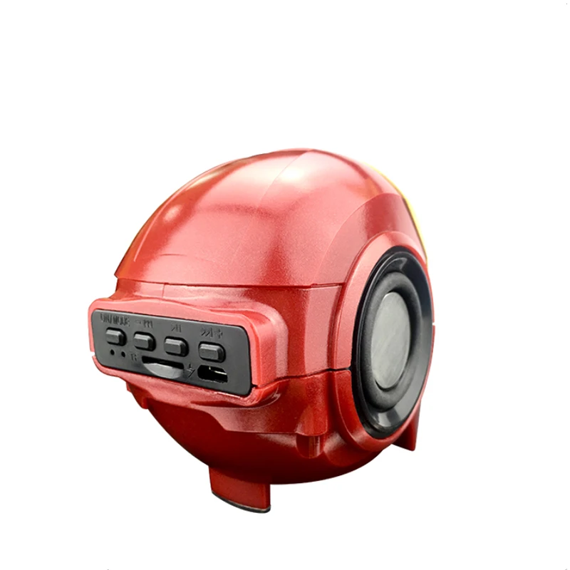 

Source manufacturer HEITUO IronMan Speaker Perfect Sound Power Battery Portable Subwoofer Wireless Speakers, Red+yellow black+gary