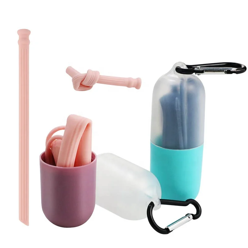 

Eco Friendy 2021 Amazon Hot Selling Items Cold Hot Drink Silicone Biodegradable Reusable Straws, Green,grey,pink,white,blue,purple so on