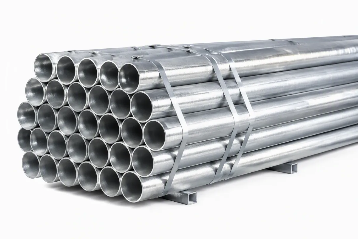 Galvanized Steel Pipe, grades Q235B / DX51D / ASTM A53