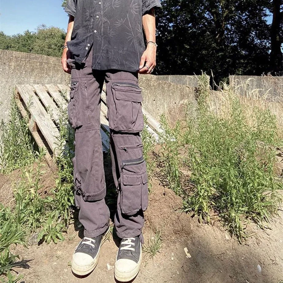 

Custom label trousers for men drop ship men street wear stock cargo trousers pants