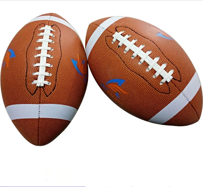 

ActEarlier PVC/PU leather size#9#6#3#1 team sports american football with custom logo