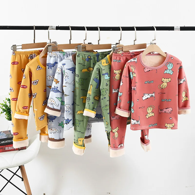 

Custom Kids Pjs Pyjamas Organic Girls' Sleepwear Wholesale Kids Sleeping Pajamas Cartoon
