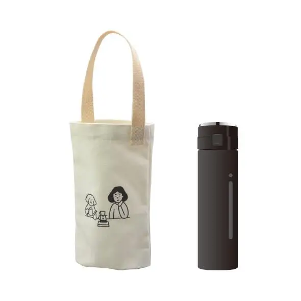 

Direct Custom Eco-Friendly Portable Cheap Canvas Cotton Carrier Holder Sleeve Bag Milk Tea Coffee Beverage Cup Bag, Customized color