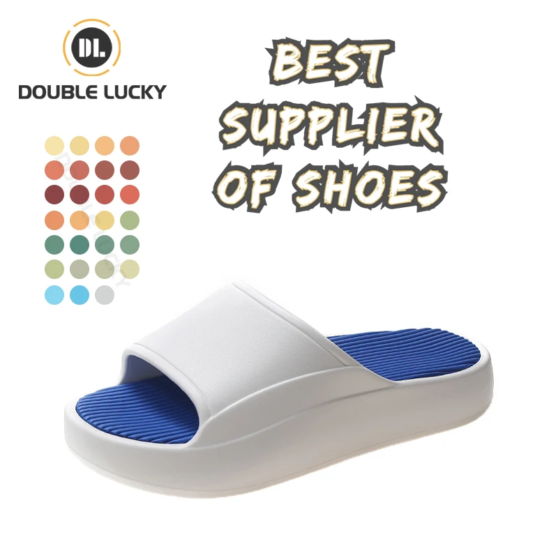 

Double Lucky Zapatillas-De-Mujer- Women Slippers Shoes Outdoor Female Slipper Thickened Cheap Slippers, As the picture or customizable