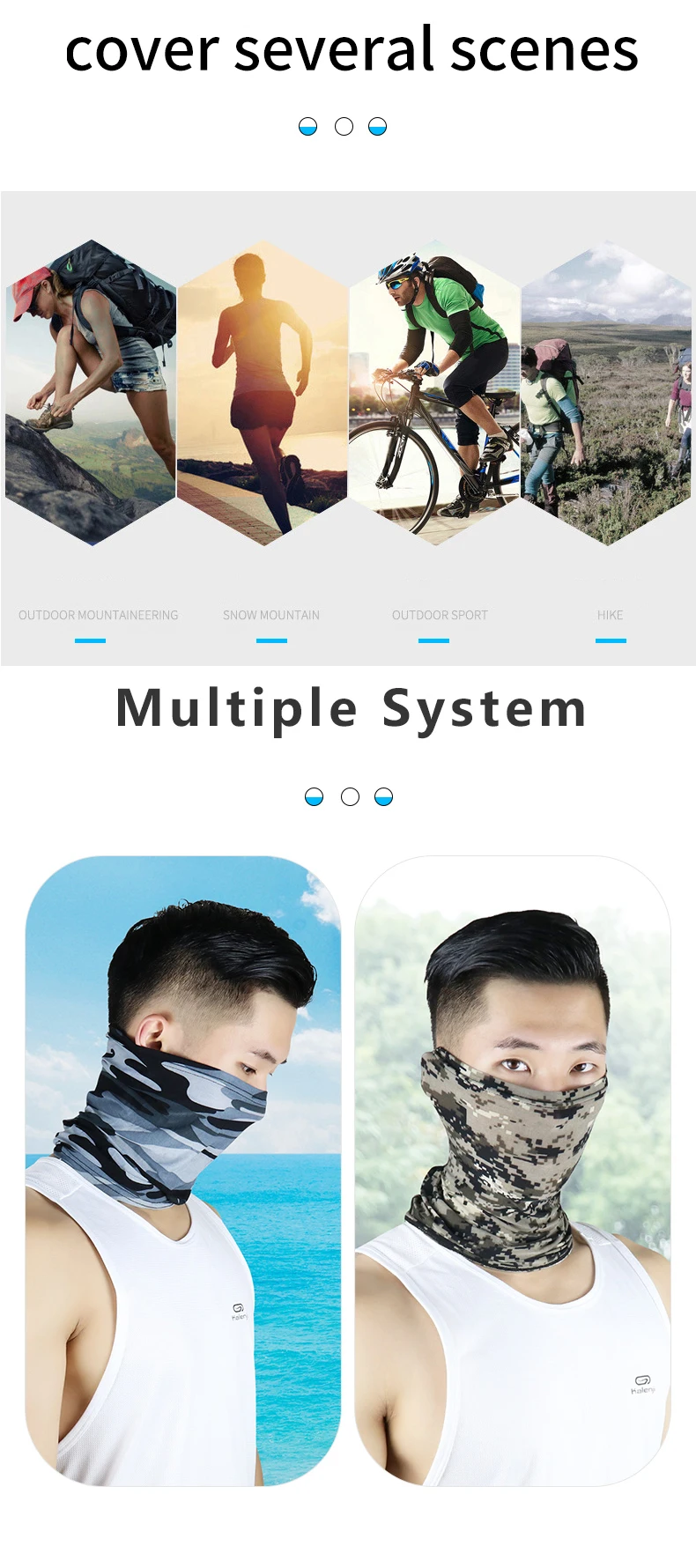 windproof cycling bandana custom