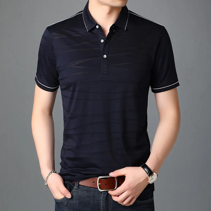 

2021 Summer T-shirt short sleeve polo sports men's shirt cotton fashion short sleeve polo shirts, Multi color selection