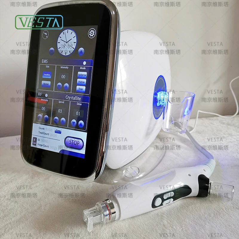 

Vesta newest beauty equipment mesotherapy gun no needle injection RF EMS Inport 3 in 1