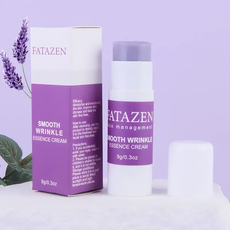 FATAZEN Smooth Wrinkle Essence Cream Fine Lines Moisturizing Moisturizer Herbal OEM Face Cream Anti Wrinkle Stick Cream
