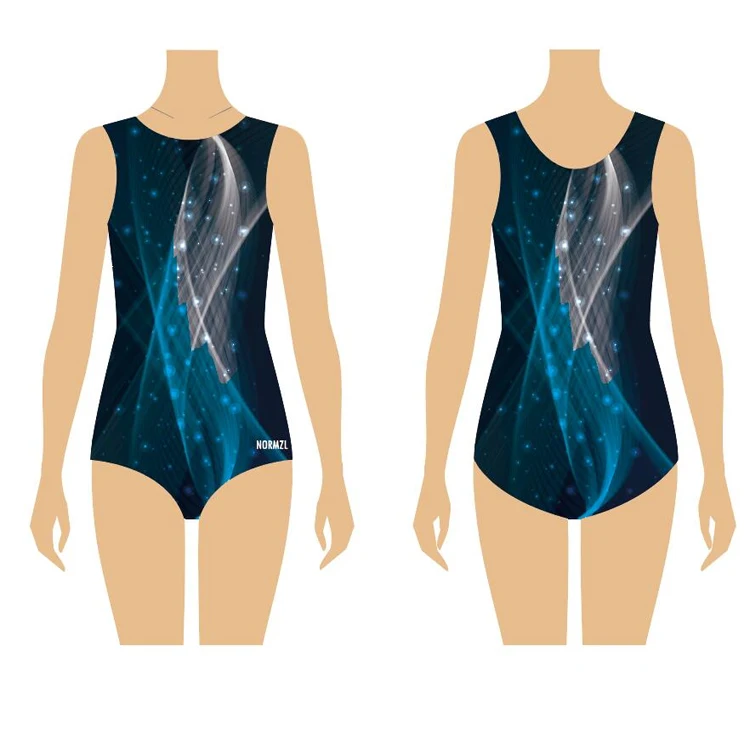 

Hot Sale Custom Sublimation Print Girls Wearing Gymnastics leotard for Training