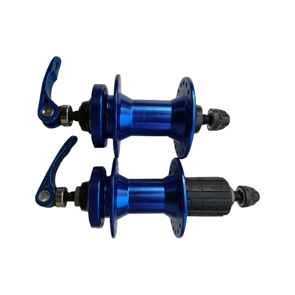 

Wildmx Bicycle Accessory Disc Brake Bicycle Hub Quick Release Aluminum Alloy Front Rear Hubs 32 36H bike hubs, Blue black gold