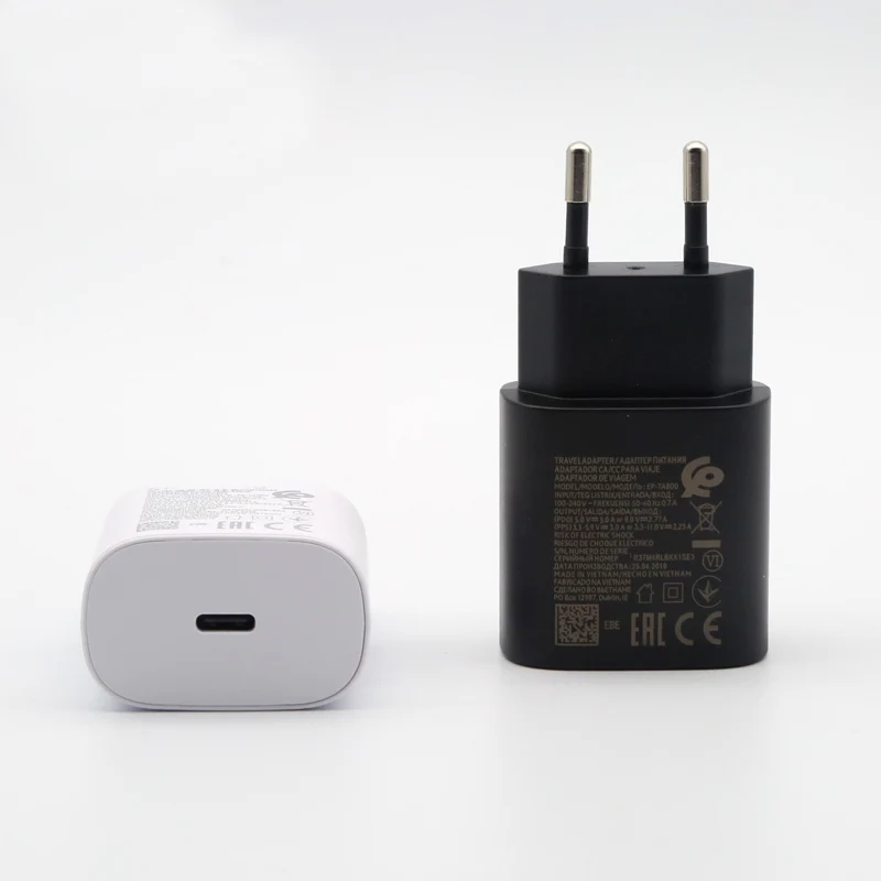 

QC4.0 PD 25w Fast Battery Charging Power Adapter Type-c cable For Samsung