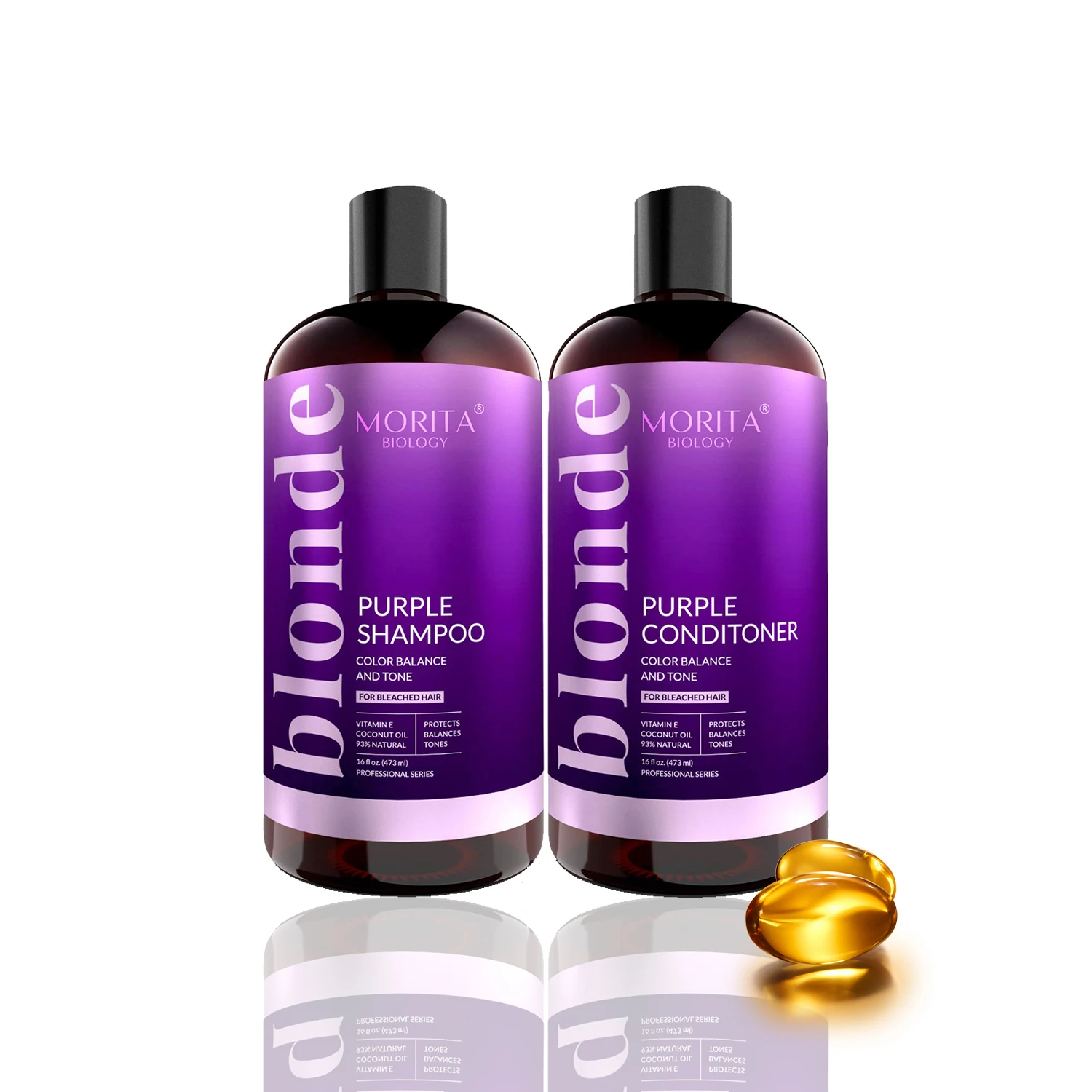 

Hot-Sale Product Color Balance and Tone Purple Shampoo and Conditioner Natural Anti-Itch Hair Shampoo and Conditioner