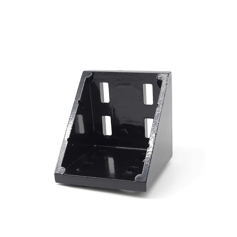 China Supplier 1135 Die Cast Aluminium 90 Degree 100e-8  Aluminium Corner Bracket Metal for 100 Aluminum t Slot Profile