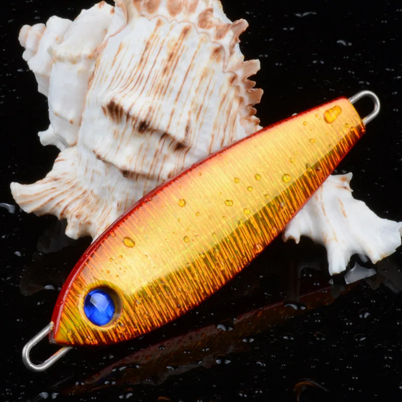 

HAWKLURE slow jigging lure 49g luminous 3d eyes metal jig lure slow pitch jigging spoon