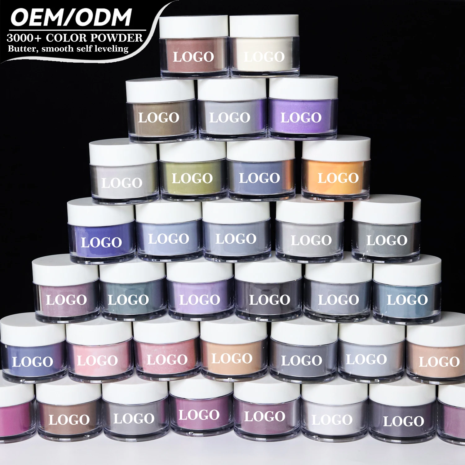 OYAFUN Acrylic Powder Wholesale Glitter Colorful Nail Art Acrylic Glitter Powder 2oz Nail Supplies Dipping Nail Acrylic