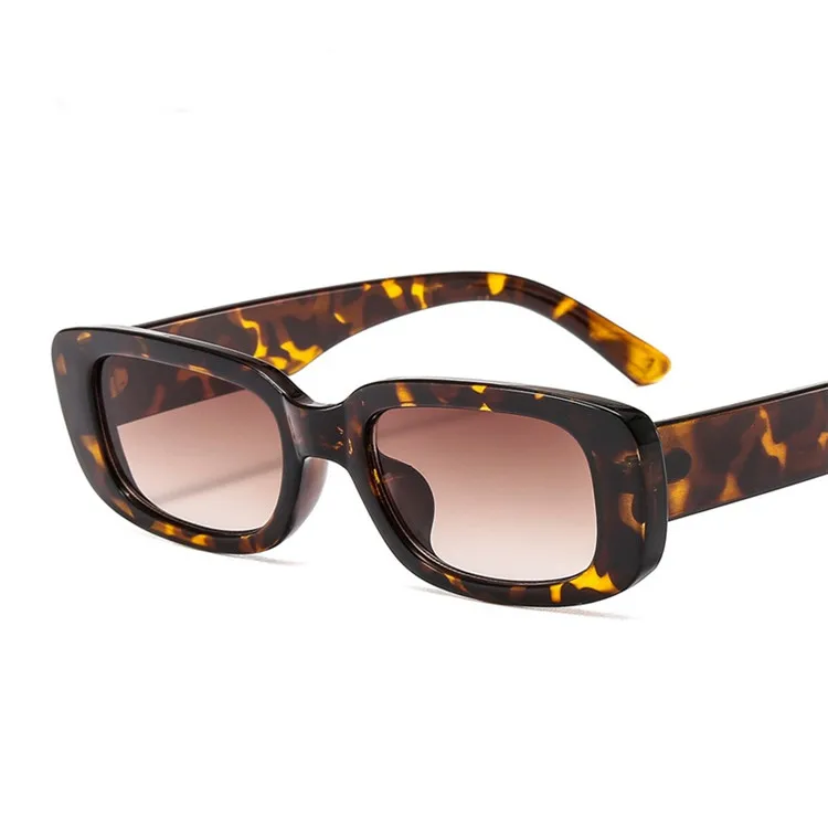 

Top Selling Cheap High Quality Eyewear INS Fashion 2020 Retro Vintage Solid Plastic Small Rectangle Sunglasses, Mix color or custom colors