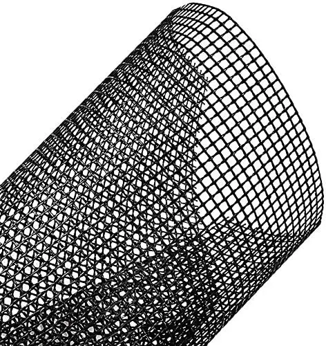 

Works on Gas Charcoal Pellet Grill Non Stick Easy to Clean BBQ Grill Mesh Mats, Black