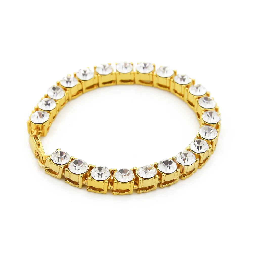 

Hot Hiphop Diamond Bangle Men'S 8mm Led Bracelet Diamond Bracelet Ankle Bracelet