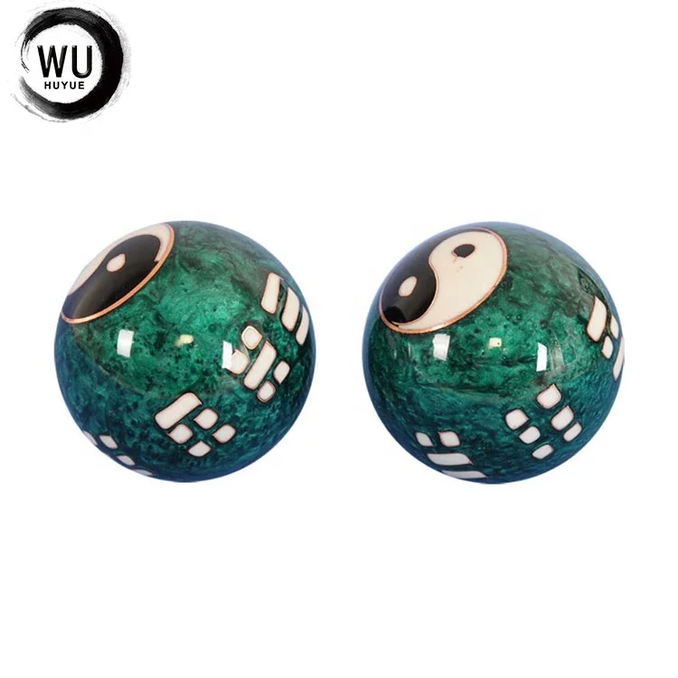 
chime meditation health yinyang chinese Wholesale Baoding Traditional Fitness Handball Iron Ball 