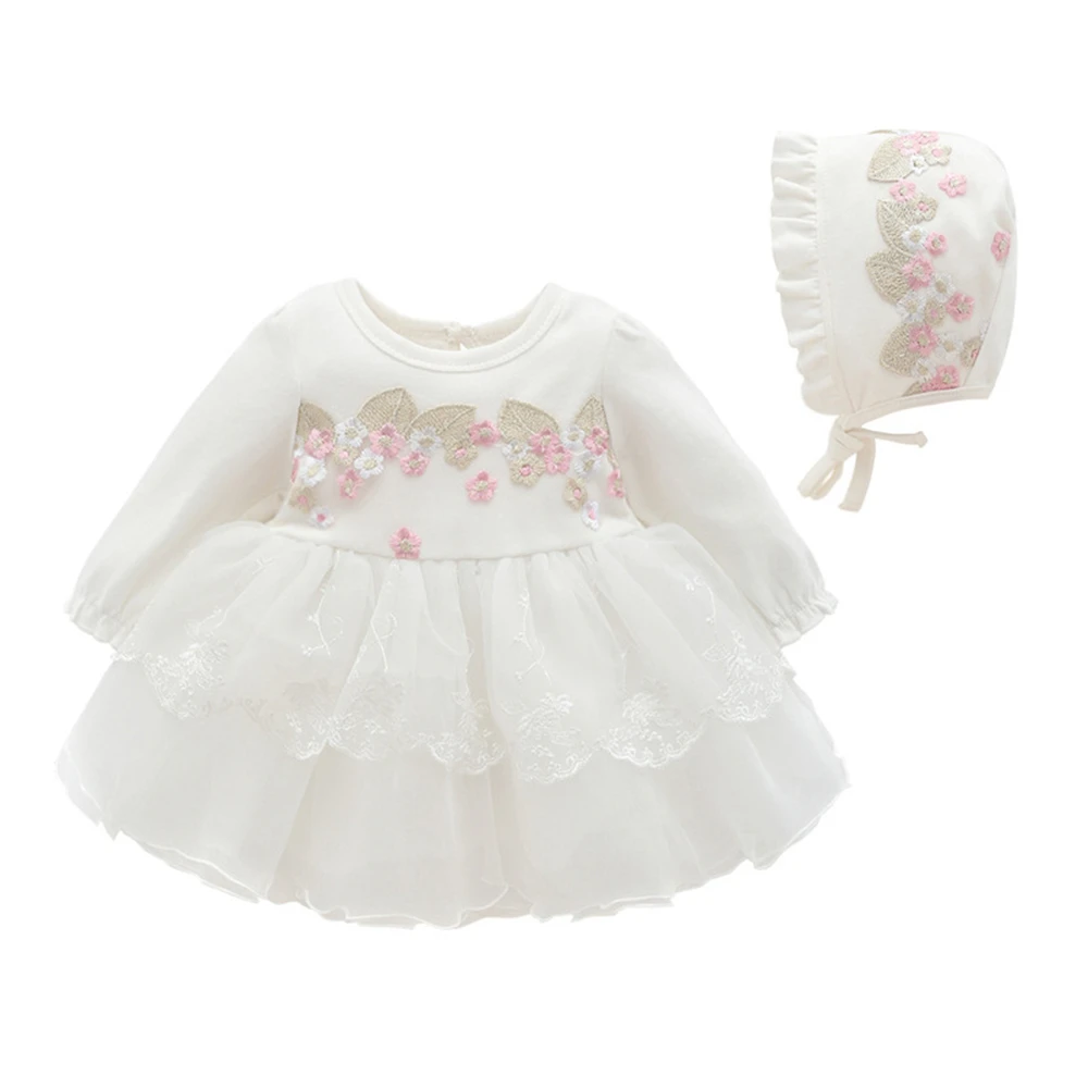 

Mudkingdom Newborn Outfits Delicate Cheap Top Quality Cute Baby Girl Party Dresses