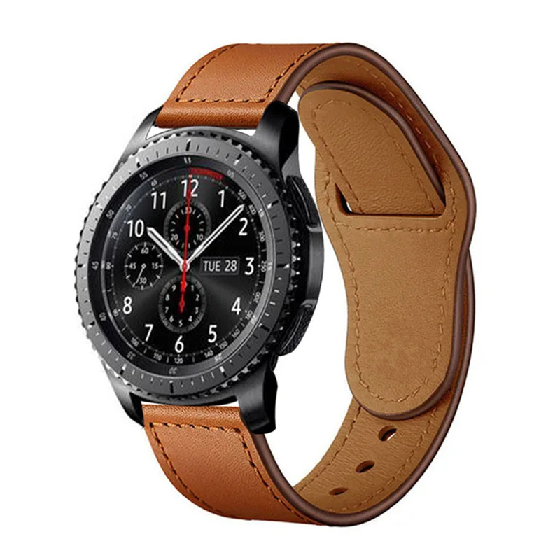 

Gear S3 Frontier Leather Loop Band For Samsung Galaxy Watch 46mm Huawei Watch Gt Strap Amazfit Gtr 47mm Bracelet Watchband 22mm, Multi colors/as the picture shows