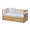Modern minimalist Nordic style furniture Two-purpose bed frame for sitting and lying with storage articles attached