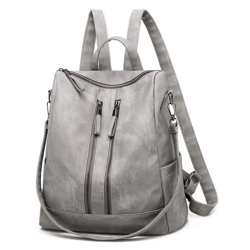 

Women Backpack PU Leather Fashion Backpack Travel Casual Detachable Convertible Ladies Shoulder Bag, Picture