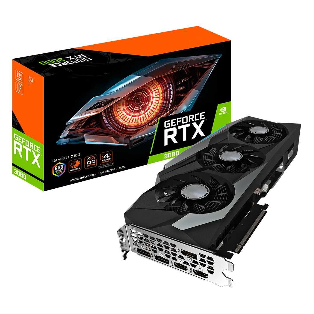 

New spot GeForce RTX 3080 Gaming OC office or gaming graphics card 10GB GDDR6X PCIe 4.0