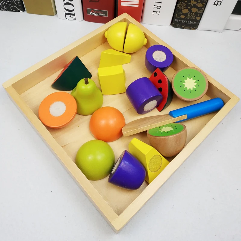 
Kitchen Toys Fun Cutting Fruits Vegetables Pretend Food Play set for Children 