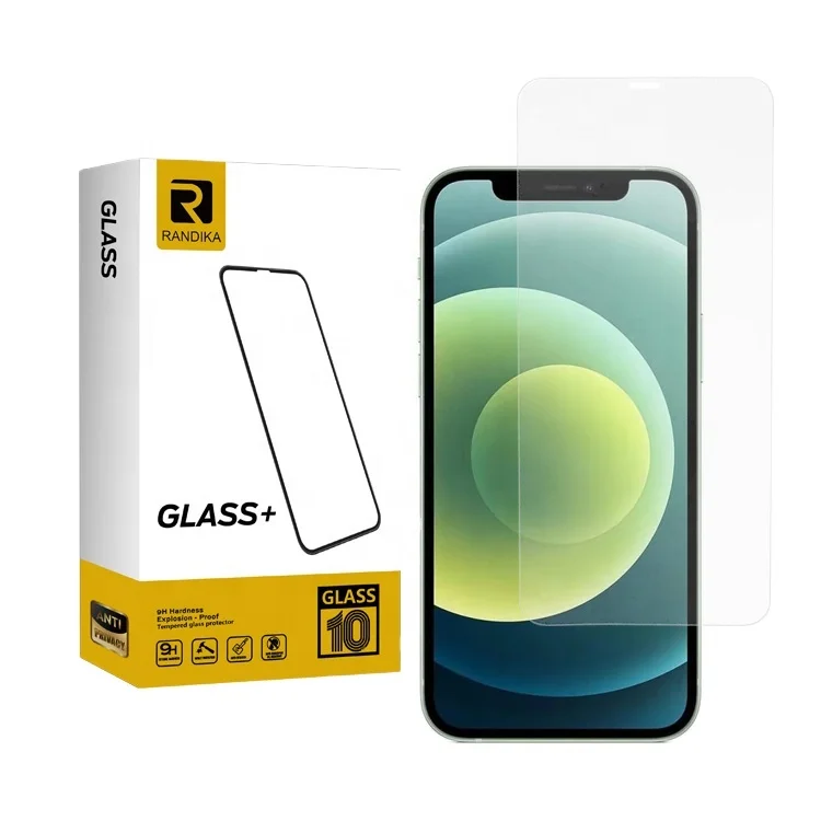 

Amazon Hot seller Easy Installation Frame 9H Tempered Glass For iPhone 12 Pro Max 11 X XR XS MAX iPhone 12 Screen Protector, Transperant