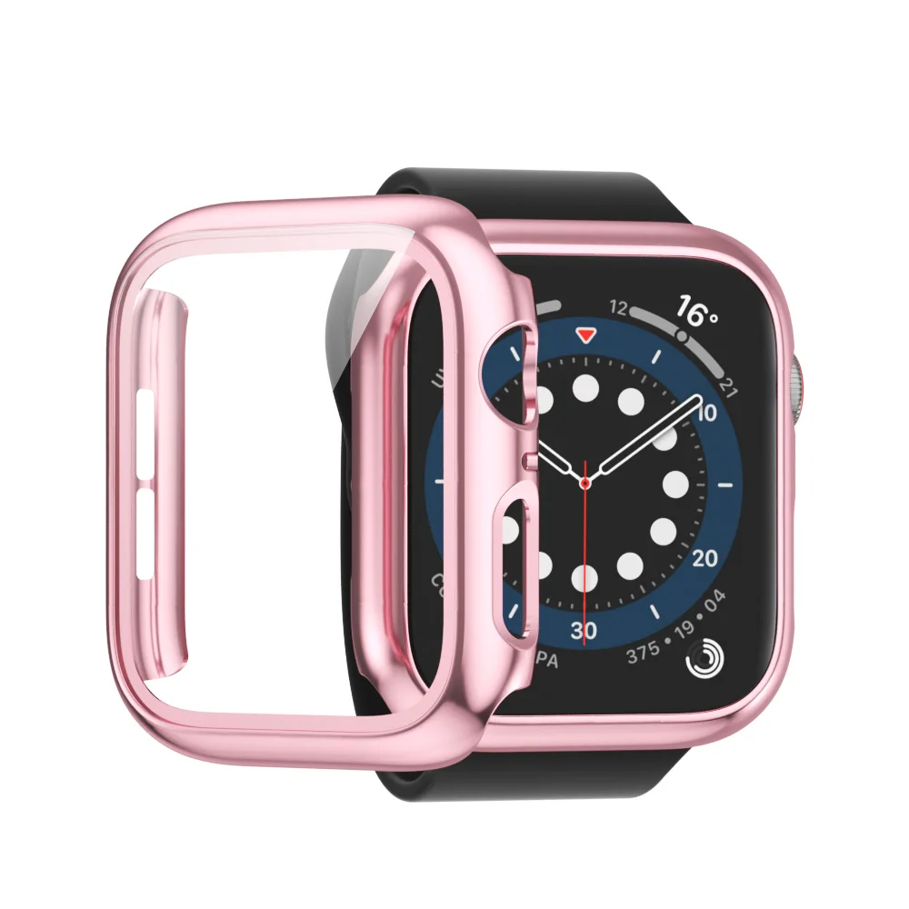 

Compatible for Apple Watch Series 3 2 1, Hard PC Bumper Case Protective Cover Frame Compatible for iWatch 38mm, Optional