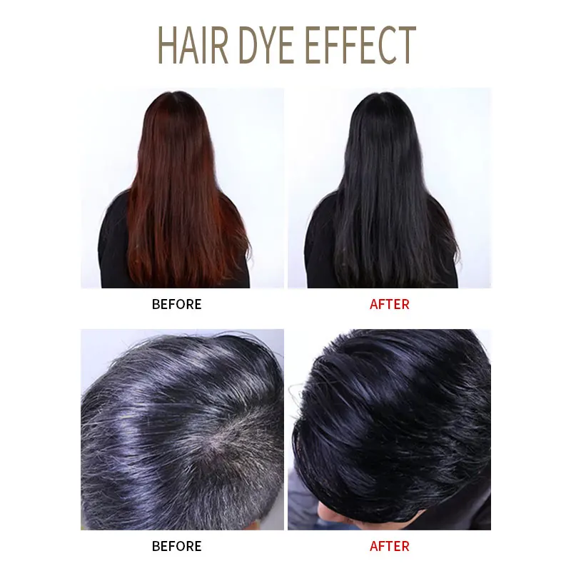 
Ztazaki 500ml Organic herbal 5 mins fast dying magic gray cover black hair shampoo with Private Label for Permanent 