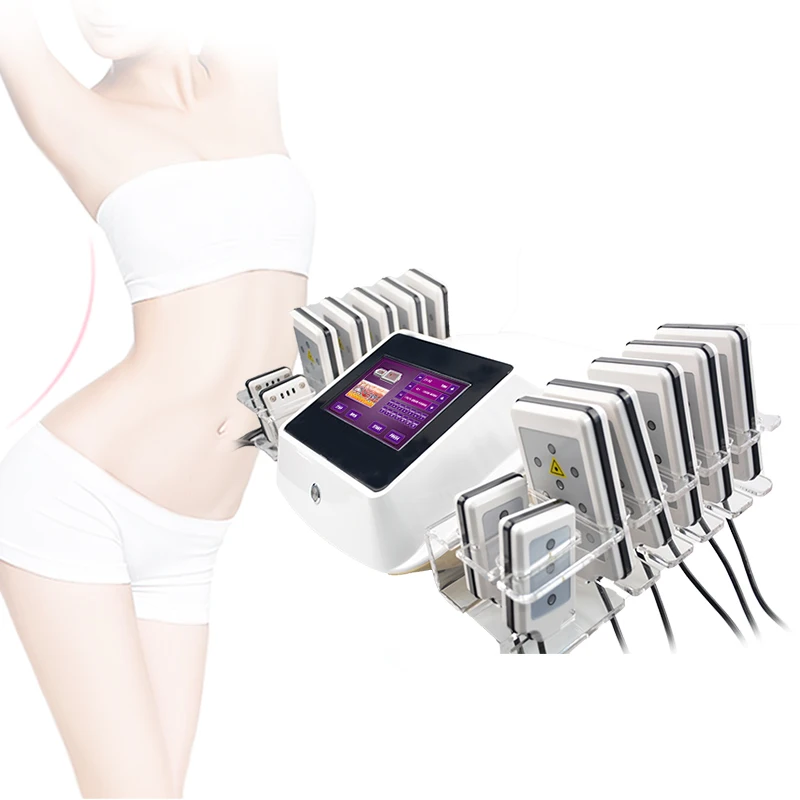 

14pcs pads diode laser slimming machine diode lipo diode laser body slimming machine weight loss machine