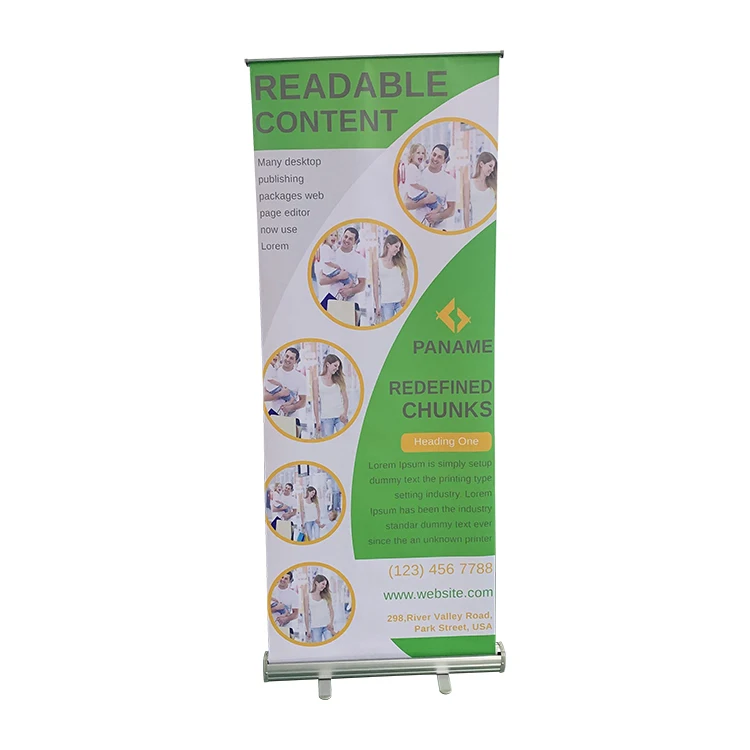 

Custom printing roll up banner portable roll up retractable banner