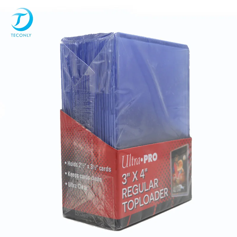 

PVC Cards Holder Sleeve ultro pro quality Top Loader, Blue