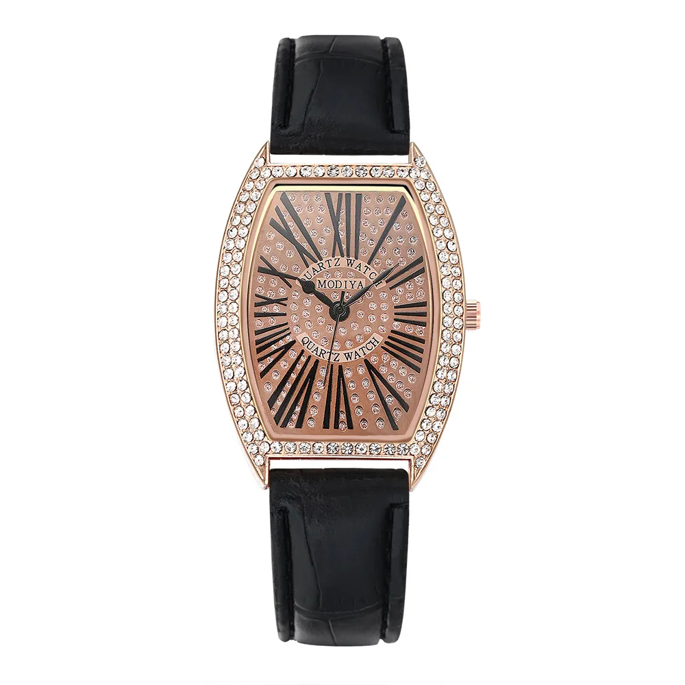 

Dropshipping Fashion Ladies barrel dial watch crystal for girls