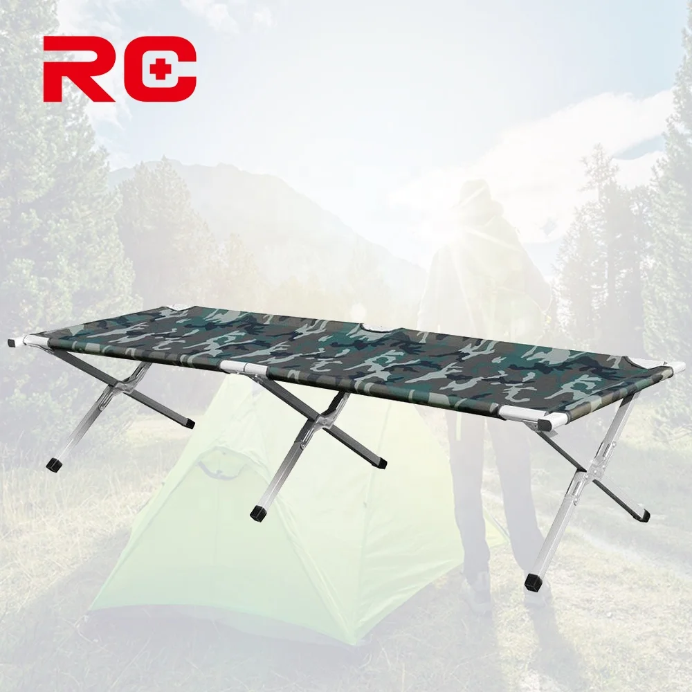 

Army Metal Oxford Folding Bed For Adults Camping