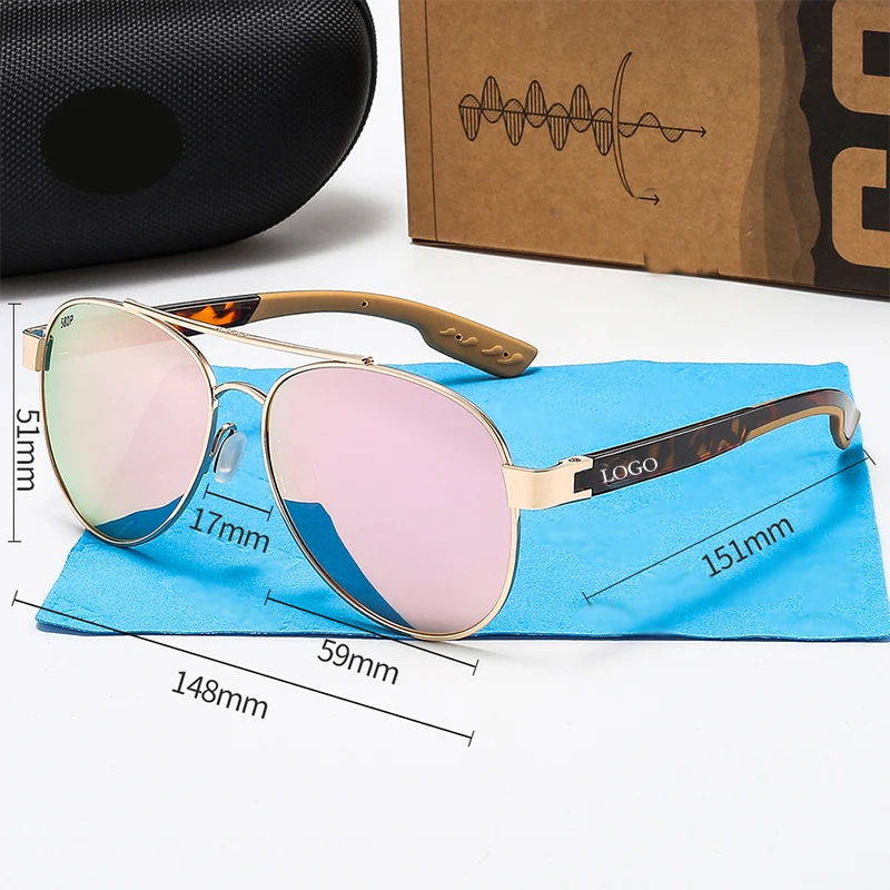 

2021 new sports beach mirror big frame sunglasses polarized Costas sunglasses, 5 colors