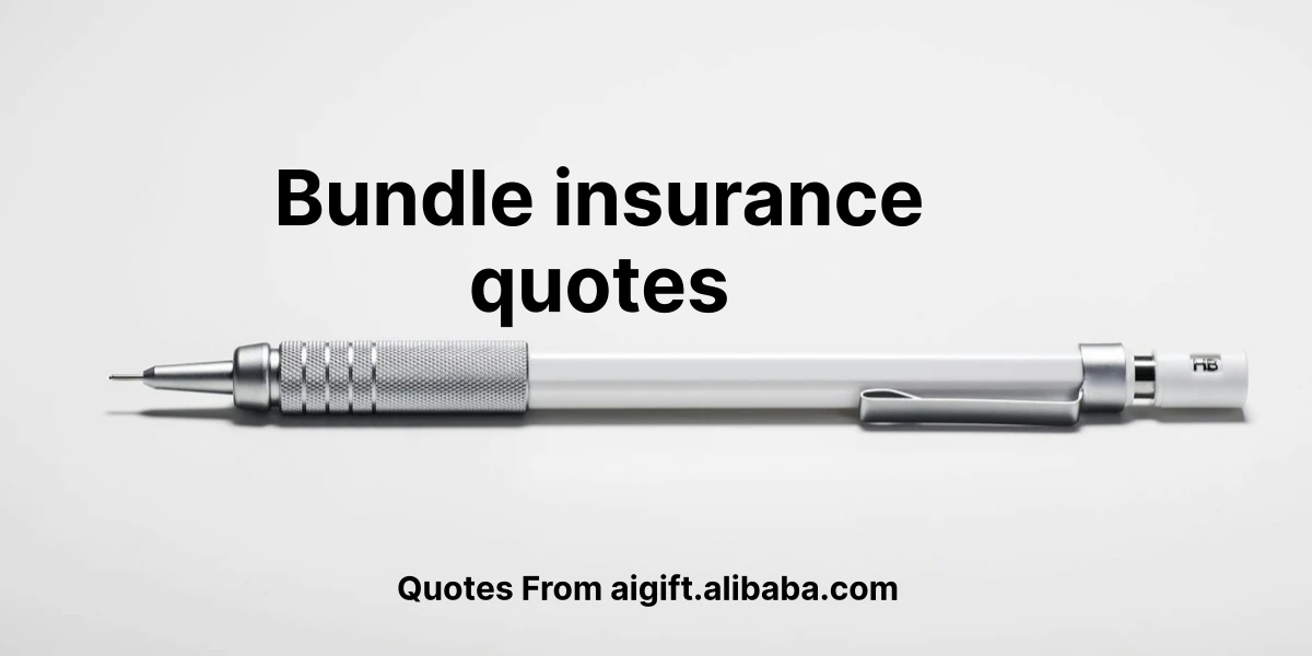 bundle insurance quotes