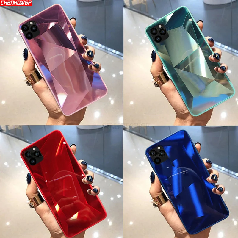 

Hot sale cool style colorful 3D print shockproof Soft mobile phone case with Mirror protective for iphone, 7 colors