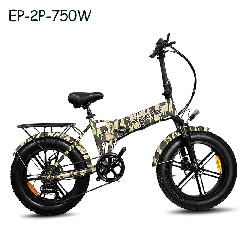 

Ready to Ship ENGWE Bike 20inch EP-2Pro EU/US/UK stock 48V12.8Ah electric Bicycle 750W 45KM/H Fat tire electric Bike