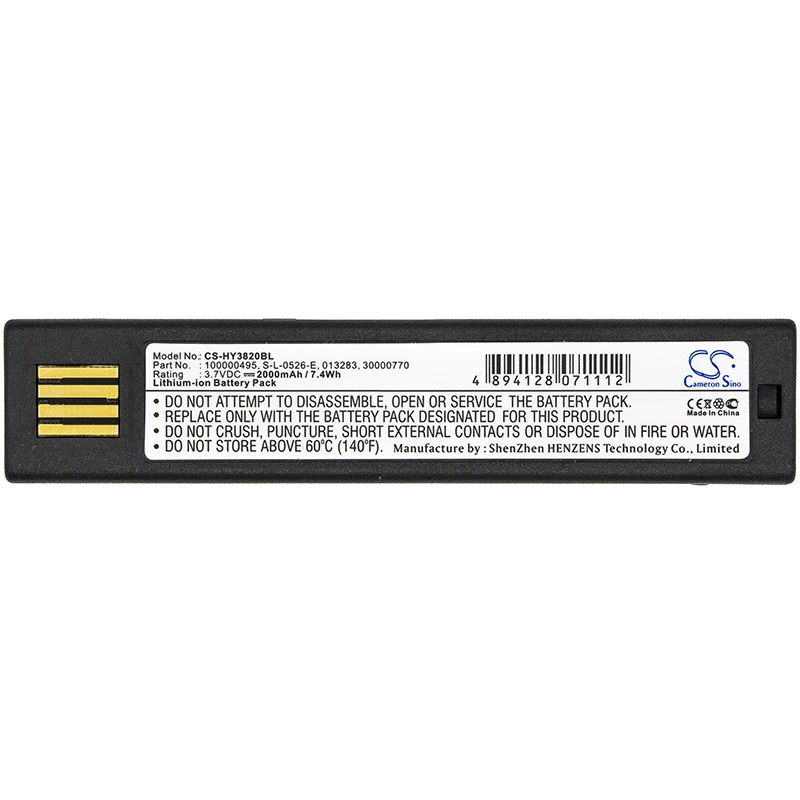 

Barcode Scanner Battery 50121527-005 HR-B1 For Keyence HR-100 Itel Mini Wireless Replacement Battery High Quality Accu Batteria, As the pictures show